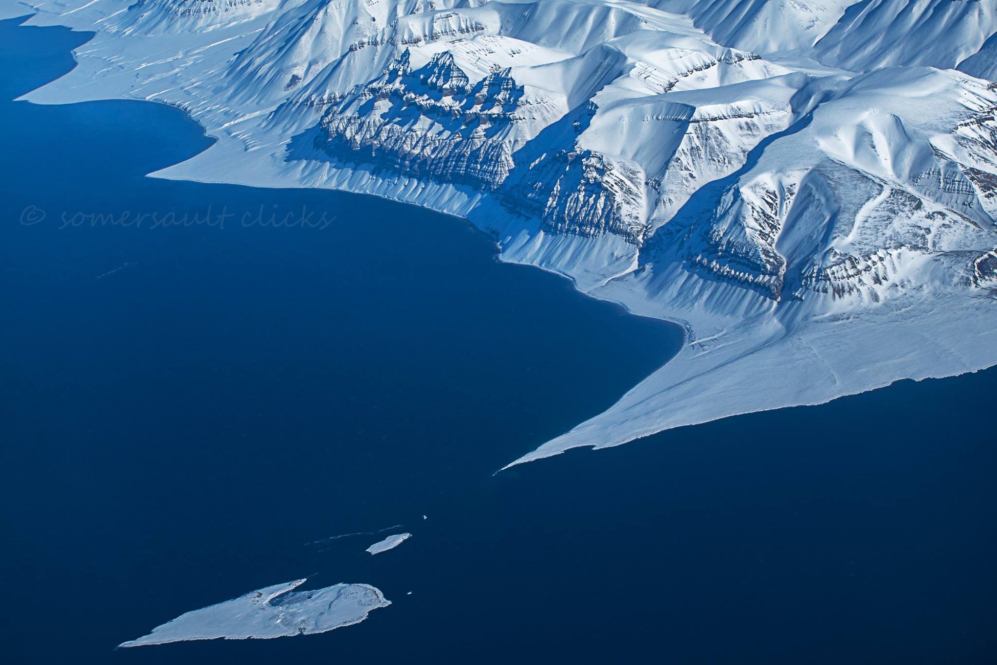 Flightseeing über Spitzbergen